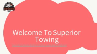 Towing Company Richmond VA | Superiortowingbaker