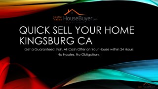 We Buy Houses Reedley California – Central Valley House Buyer