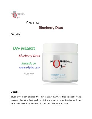 O3plus Blueberry Dtan