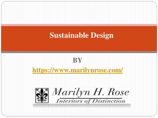 Sustainable Design