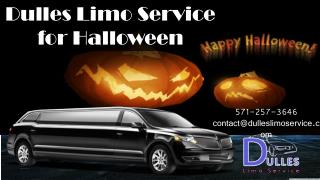 Dulles Limo Service for Halloween