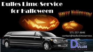 Dulles Limo Service for Halloween