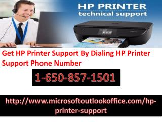 Call at 1-650-857-1501 to Get Instantly HP Printer Support