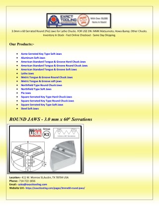 American Standard Tongue & Groove Soft Jaws