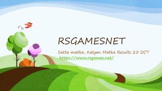 Online Satta Play, Matka Play Online -RSGAMES
