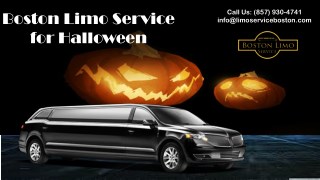 Boston Limo Service for Halloween