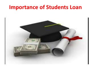 Importance of Students Loan