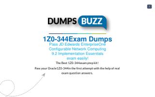 Prompt Purchase 1Z0-344 PDF VCE Exam Dumps