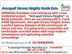 Amrapali Verona Heights @09999684955 Noida Extension