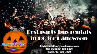Best party bus DC for Halloween