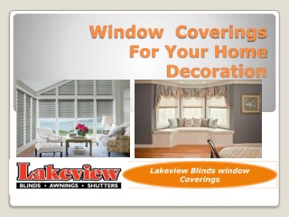 Purchase Window Coverings In Affordable Price