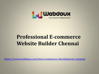 Best Ecommerce Website Builder Chennai