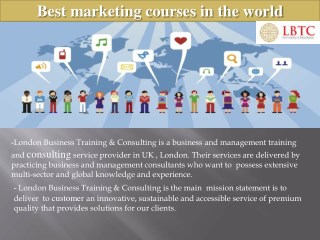 Best marketing courses in the world