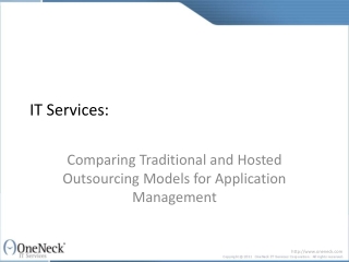 IT Services: Comparing Traditional and Hosted Outsourcing