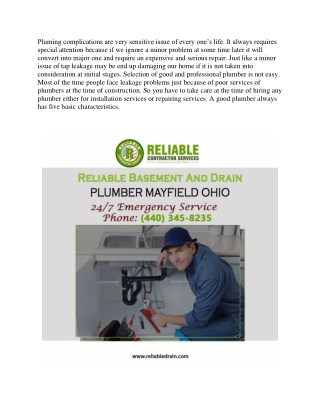 Plumber Mayfield