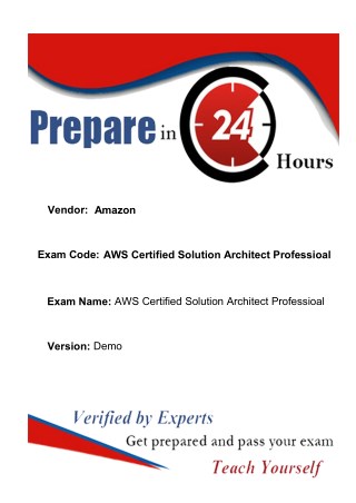 Amazon AWS Certified Solutions Architect Professional Dumps With Real Exam Question Answers - AWS Certified Solutions Ar