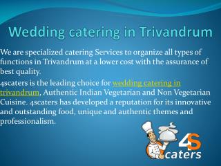 Wedding catering in Trivandrum