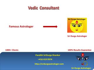 Sri Durga Astrologer – Love & Marriage Problems Astrologer in Toronto, Canada
