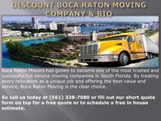 Boca Raton Movers And Storage
