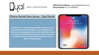 iPhone Rental New Jersey - Dyal Rental
