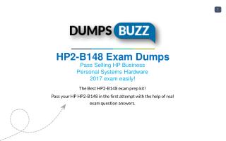 HP2-B148 Exam .pdf VCE Practice Test - Get Promptly