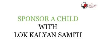 Donate for Child Education with Lok Kalyan Samiti