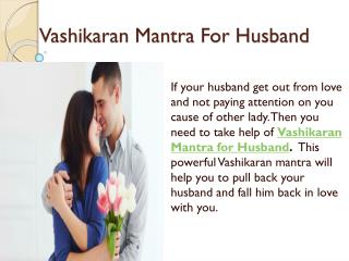 Vashikaran Mantra For Husband