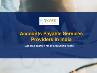 Accounts Payable Services Providers