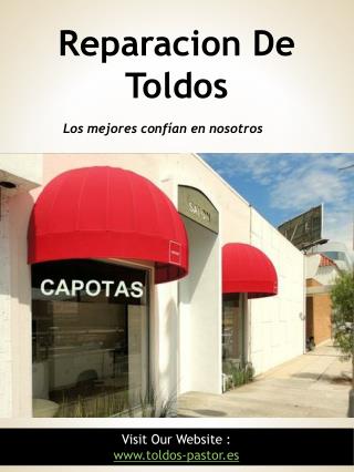 reparacion de toldos|http://toldos-pastor.es/