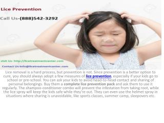 Lice Prevention !free from lice to own hair