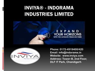 INVIYA®-SPANDEX DRY SPINNING METHOD