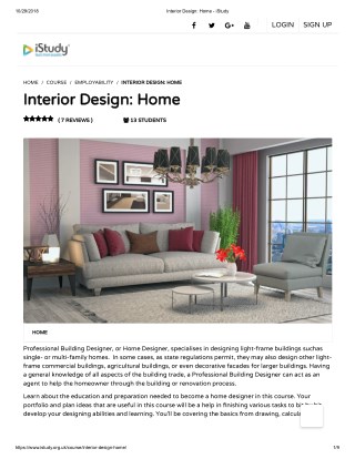 Interior Design Home - istudy