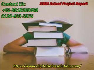 How to find ISBM solved project report 0120-433-5876?