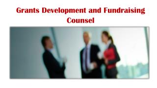 Grants Development and Fundraising Counsel
