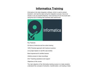 Informatica Training