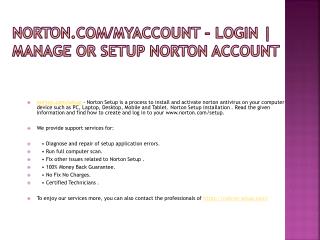 NORTON.COM/SETUP ACTIVATE YOUR NORTON ACCOUNT ONLINE