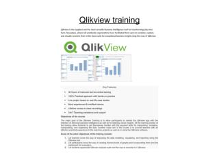 Qlikview training