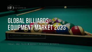 Global Billiards Equipment Market Size, Industry Analysis Report 2023