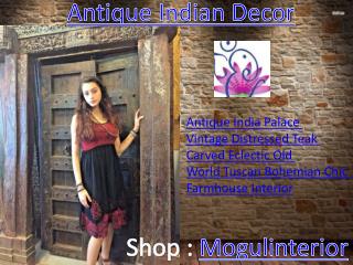 Antique Earthing Teak Wood Indian Furniture