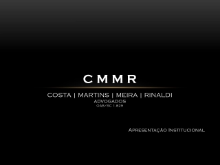 Apresentação CMMR