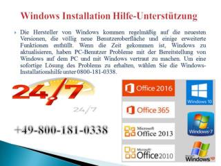 Kontaktieren Sie Das Microsoft Office Installation 49-800-181-0338 Steam