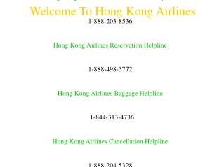 Hong Kong Airlines Reservations & Flight Ticket Booking