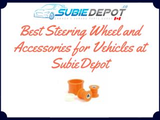 Best Steering Wheel and Accessories for Vehicles at SubieDepot