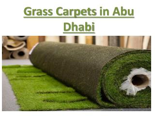 grass carpets in abu dhabi