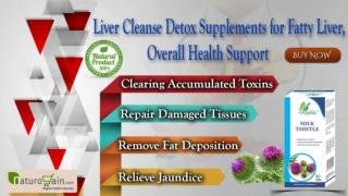 Liver Cleanse Detox Supplements for Fatty Liver, Overall Health Support