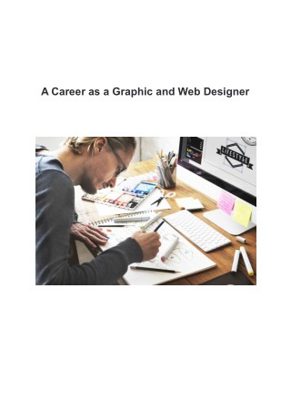 A Career As a Graphic and Web Designer