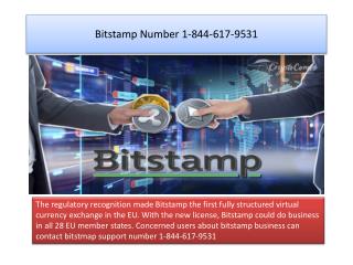 Bitstamp Support Number 1-844-617-9531