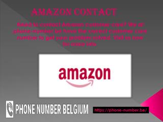 Amazon Contact Phone Number
