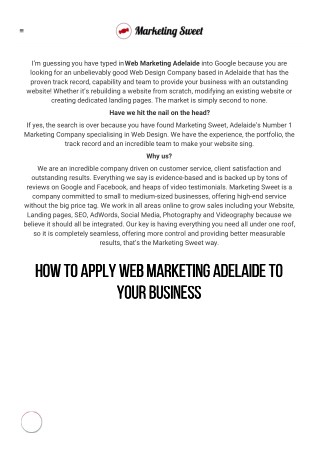 Web Marketing