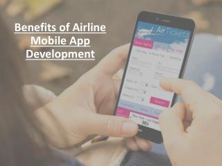 Benefits of Airline Mobile App Development